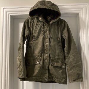 H&M Utility Jacket - Army Green - Size Small